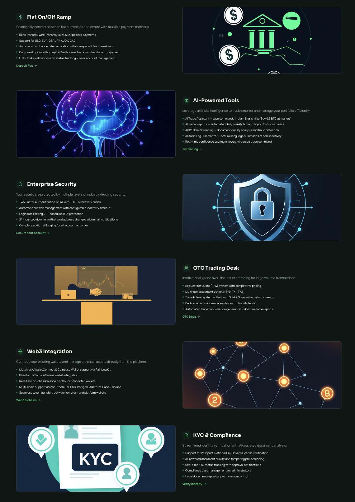 Nur Exchange platform capability overview
